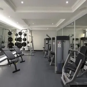 Fully equipped fitness center at NYX Hotel London Holborn By Leonardo.