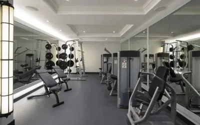 Fully equipped fitness center at NYX Hotel London Holborn By Leonardo.