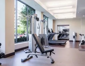 Fitness center available at Capital Hilton.