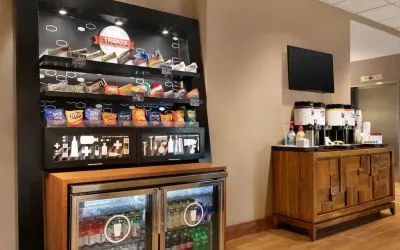 Snack bar at Hampton Inn New York - LaGuardia Airport.