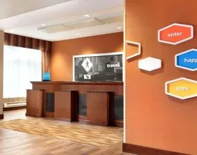 Business center at Hampton Inn New York - LaGuardia Airport.