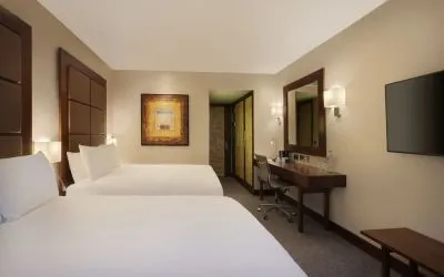 Day use twin room at Leonardo Royal St Paul's Hotel.