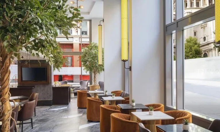 Dining area at Leonardo Royal St Paul's Hotel.