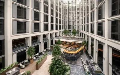 Interior view of Leonardo Royal St Paul's Hotel.
