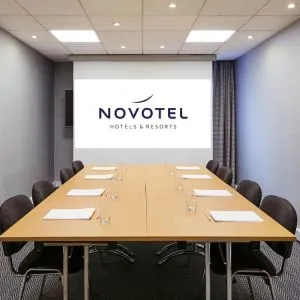 Professional meeting room at Novotel Manchester West.