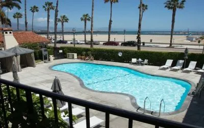 Refreshing outdoor pool at Hotel Milo.