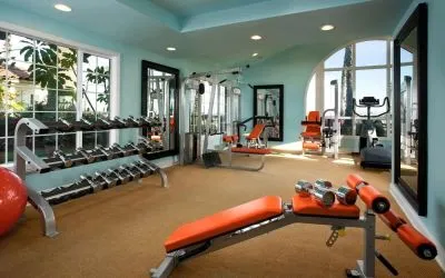 Fitness center available at Hotel Milo.