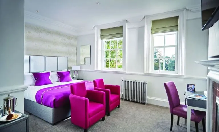 Day use room with work desk at Barnett Hill Hotel.