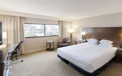 Day use room with work desk at Hyatt Regency Milwaukee.