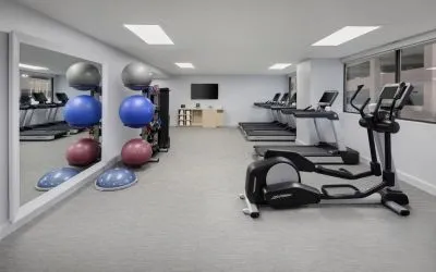 Fitness center available at Hyatt Regency Milwaukee.