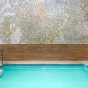 Refreshing indoor pool at AC Hotel By Marriott SFO/Oyster Point Waterfront.