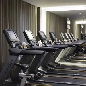 Fitness center at The Knickerbocker Hotel.