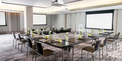 Professional meeting room at The Knickerbocker Hotel.
