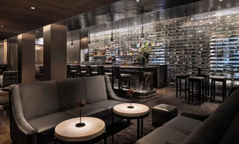 Hotel bar at The Knickerbocker Hotel.