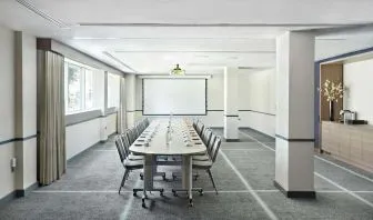 Professional meeting room at Hyatt Place London Heathrow Airport.