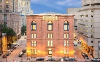 Hotel exterior at Staybridge Suites Baltimore - Inner Harbor.