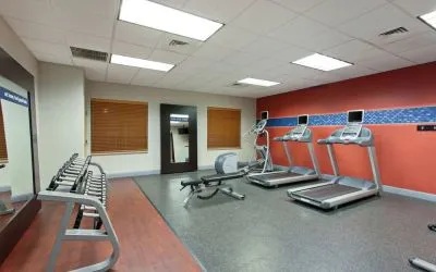 Fitness center available at Hampton Inn & Suites Clovis.