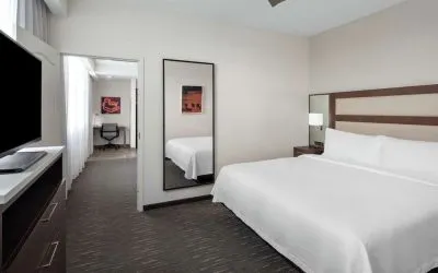 Day use room with work desk at Homewood Suites By Hilton Nashville.