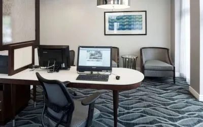 Business center available at Homewood Suites By Hilton San Jose Airport-Silicon Valley.