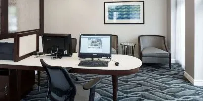 Business center available at Homewood Suites By Hilton San Jose Airport-Silicon Valley.