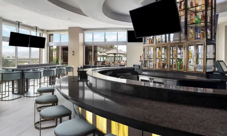 Hotel bar at Marriott Del Mar.