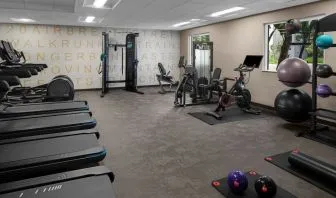 Fitness center at Residence Inn By Marriott San Diego Downtown.