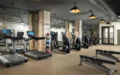 Fitness center available at Union Station Hotel Nashville.