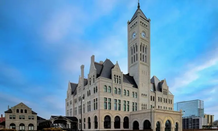 Hotel exterior at Union Station Hotel Nashville.