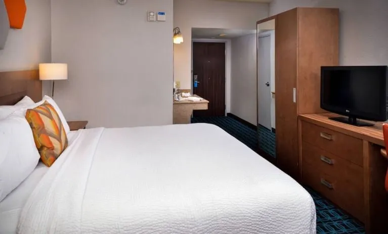 Day use room amenities at Fairfield Inn By Marriott Las Vegas Convention Center.

