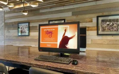 Business center available at DoubleTree By Hilton Austin University Area.
