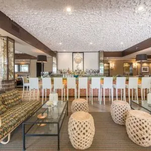 Hotel bar perfect for coworking at The Garland.