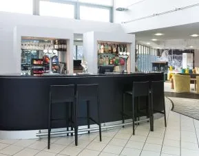 Hotel bar and lounge area at Ibis Styles Haydock.