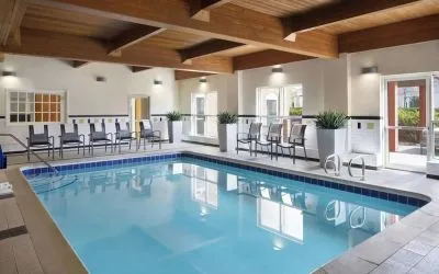 Refreshing indoor pool at Fairfield Inn By Marriott Denver Airport.