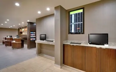 Business center available at Courtyard By Marriott Charlotte Airport/Billy Graham Parkway.