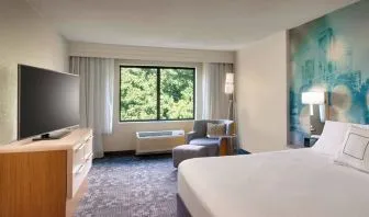 Day use room with natural light at Courtyard By Marriott Charlotte Airport/Billy Graham Parkway.