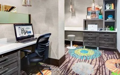 Business center available at Hampton Inn & Suites Atlanta Perimeter Dunwoody.