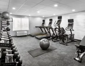 Fitness center at Fairfield Inn & Suites By Marriott Jacksonville.