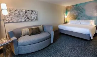 Day use room with sofa at Courtyard By Marriott Dallas DFW Airport North/Irving.