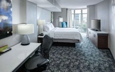 Day use room with work desk at Hilton Garden Inn Nashville Vanderbilt.
