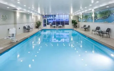Refreshing indoor pool at Hilton Garden Inn Nashville Vanderbilt.