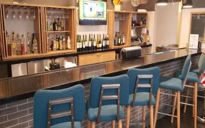 Hotel bar at Hilton Garden Inn Nashville Vanderbilt.