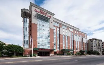 Hotel exterior at Hilton Garden Inn Nashville Vanderbilt.