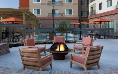 Firepit available at Courtyard By Marriott Fort Worth Historic Stockyards.