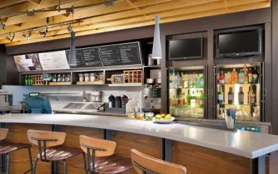 Hotel bar at Courtyard By Marriott Houston NASA/Clear Lake.