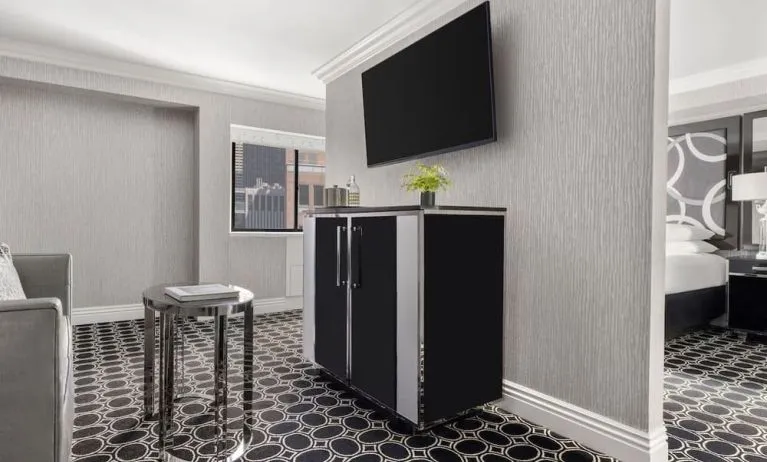 King room with TV at The Muse New York.