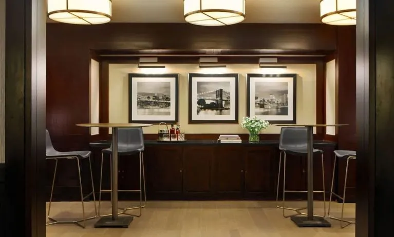 Business center at The Muse New York.