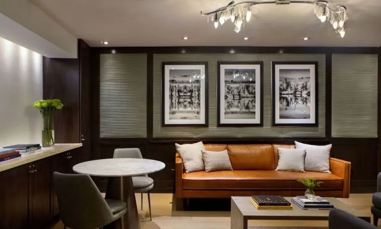 Lounge area at The Muse New York.