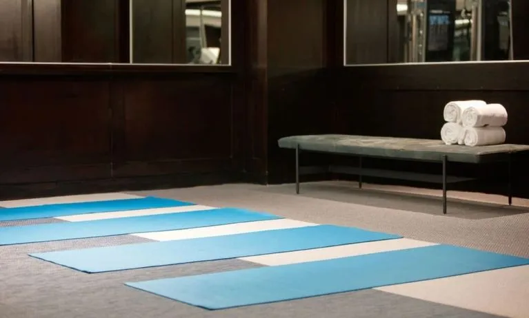 Fitness studio at The Muse New York.