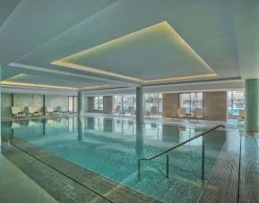 Indoor pool at Hilton Skanes Monastir Beach Resort.