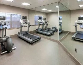 Fitness center at Residence Inn By Marriott Hattiesburg.